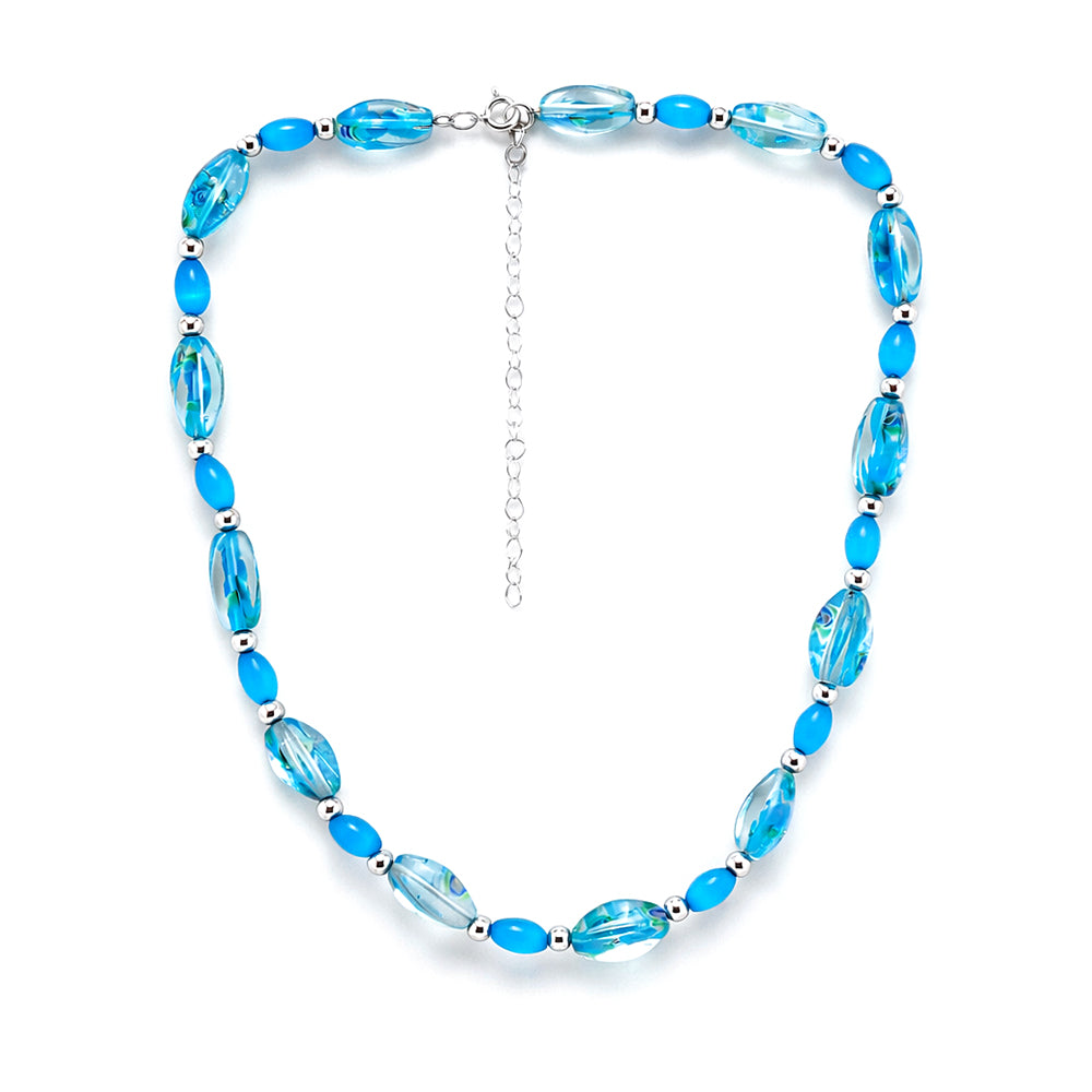 The Riviera Necklace – Ocean Blue
