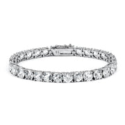 Classic White Topaz Tennis Bracelet