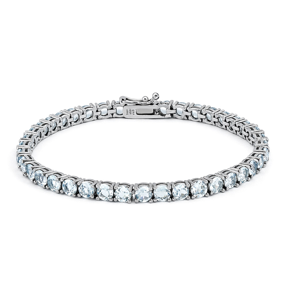 Dainty Girl Blue Topaz Bracelet