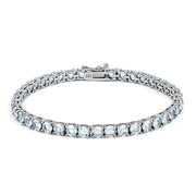 Dainty Girl Blue Topaz Bracelet