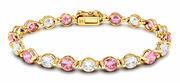 Blush Bubble Bracelet 18K Gold Plated