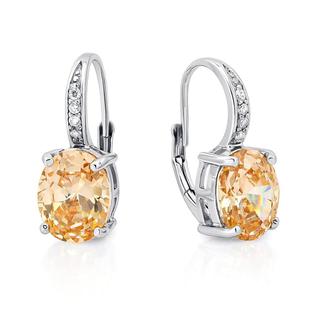 Royal Earrings in Citrine