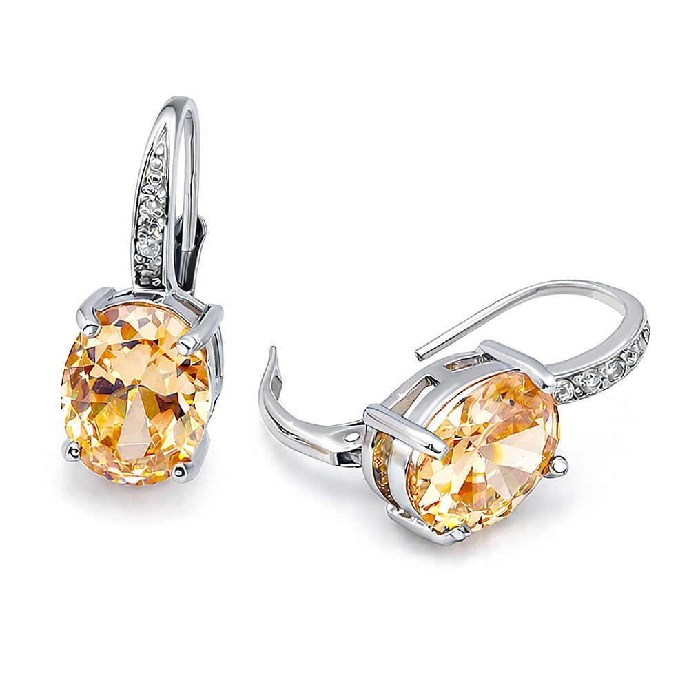 Royal Earrings in Citrine