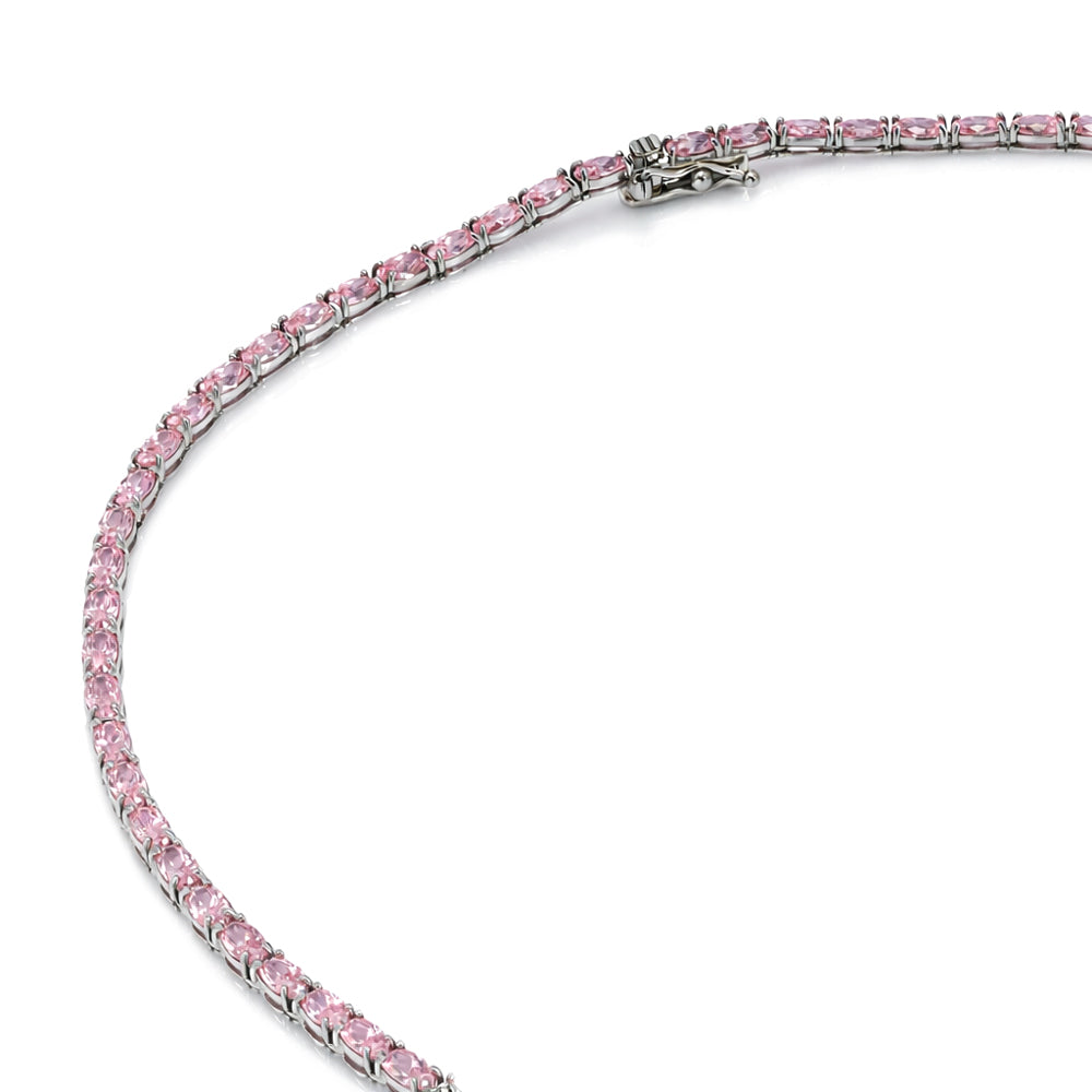 The Classic Oval Tennis Necklace