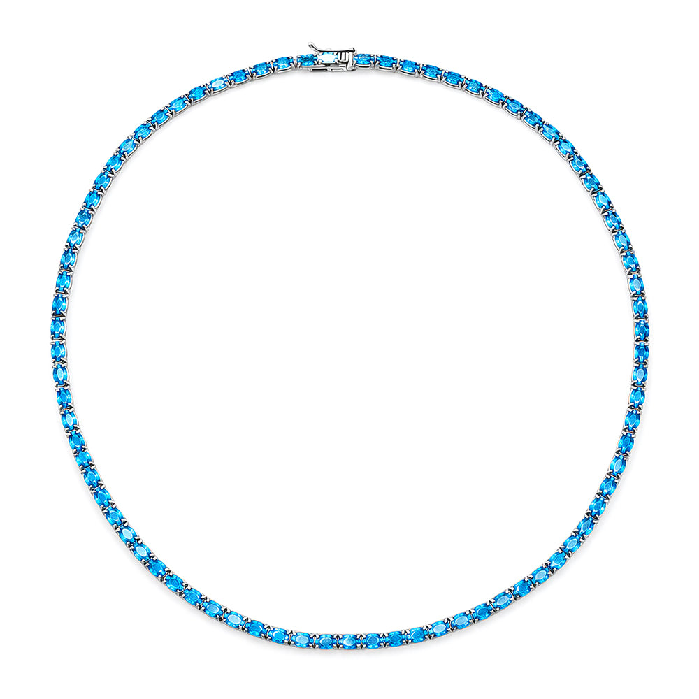 The Classic Oval Tennis Necklace