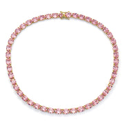 Lux Blush Tennis Necklace