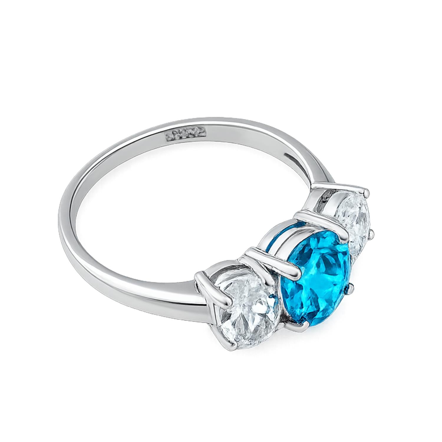 925 Sterling Silver CZ Romance Ring