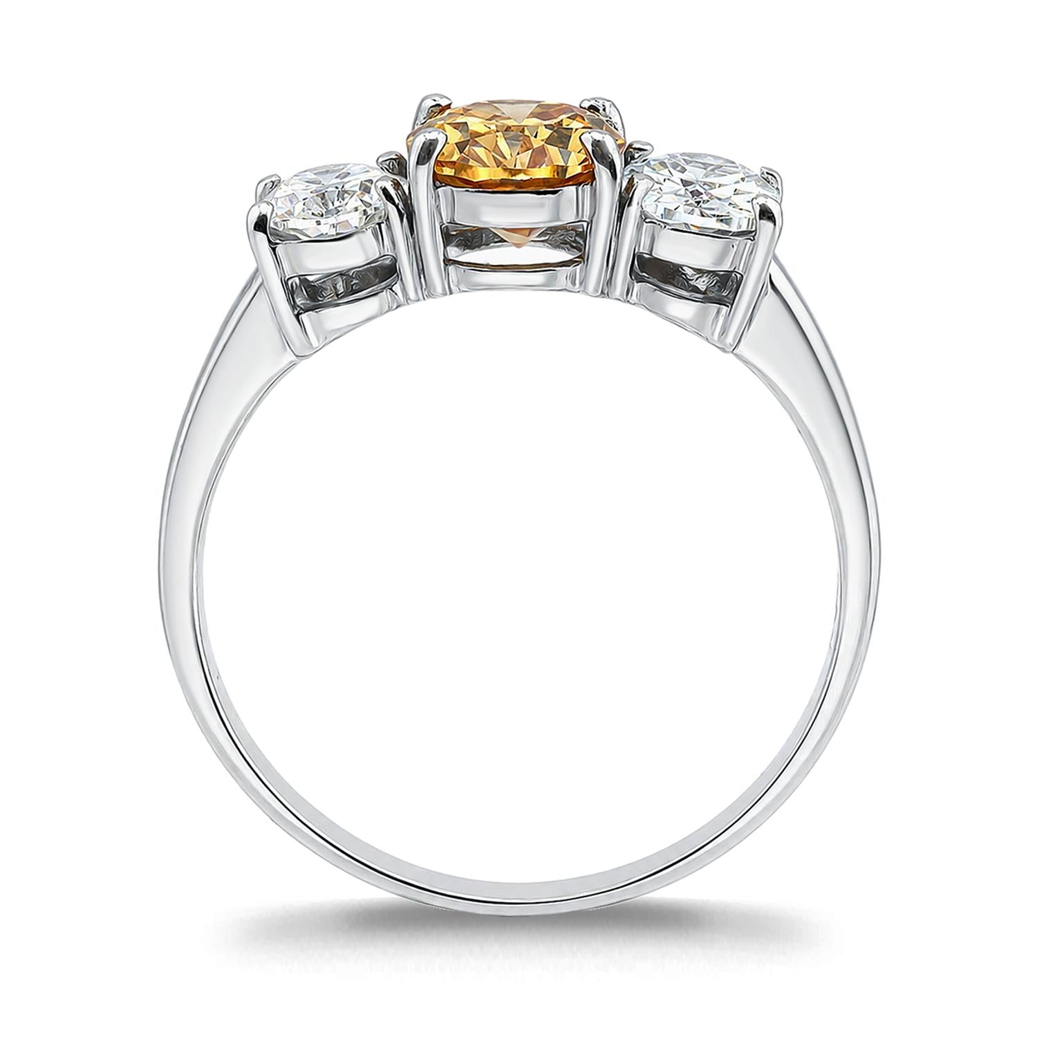 925 Sterling Silver CZ Romance Ring