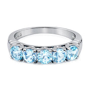 Royal Blue Topaz Ring