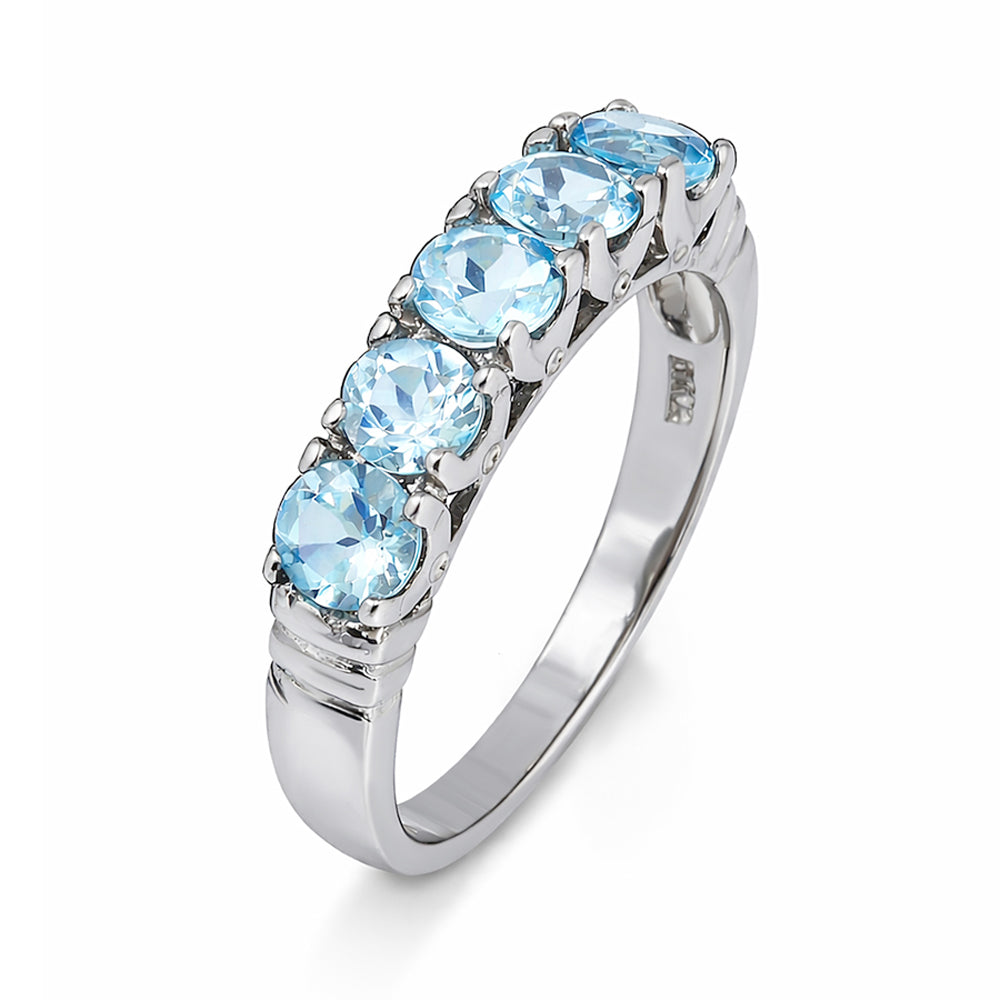 Royal Blue Topaz Ring