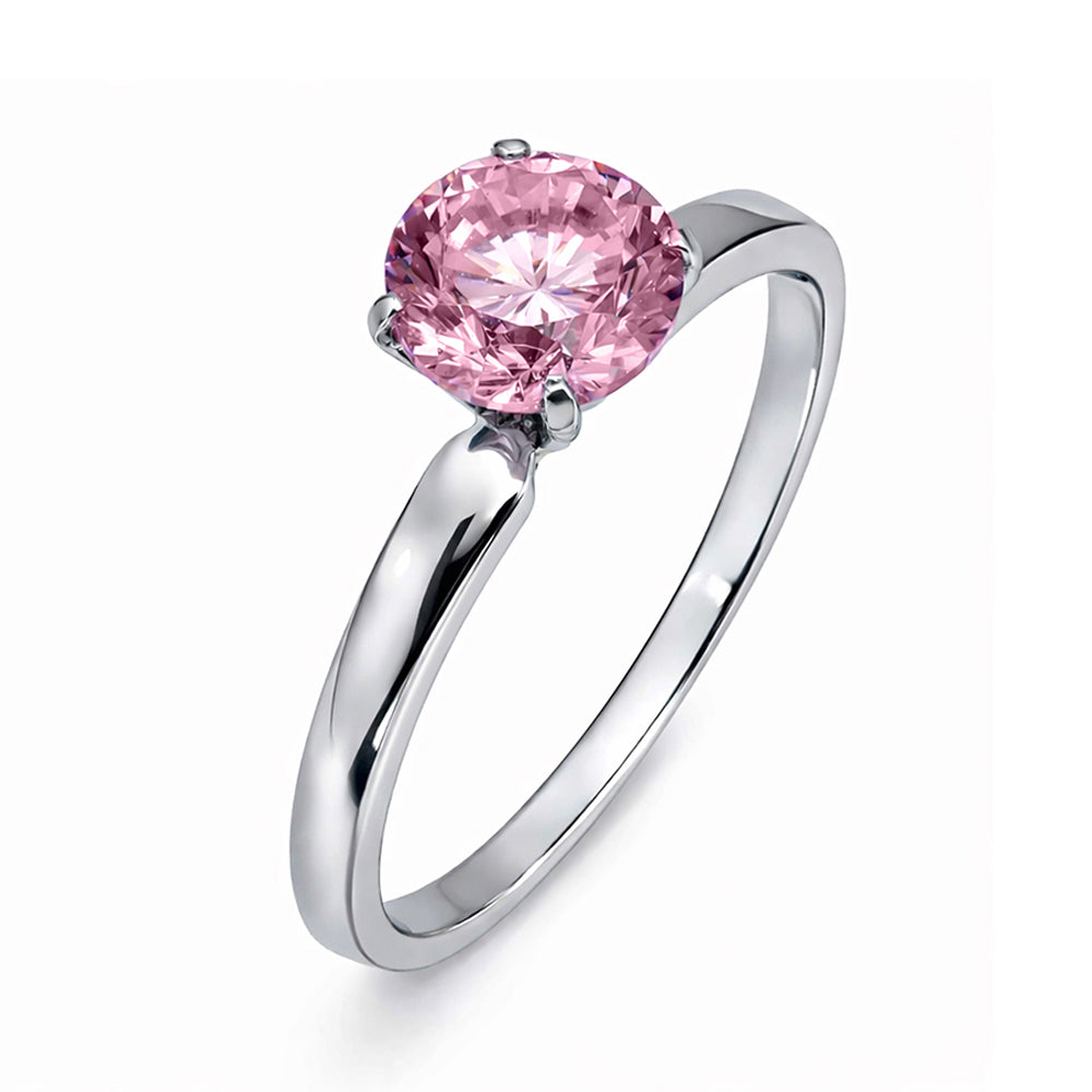 Princess Cut Blush Ring