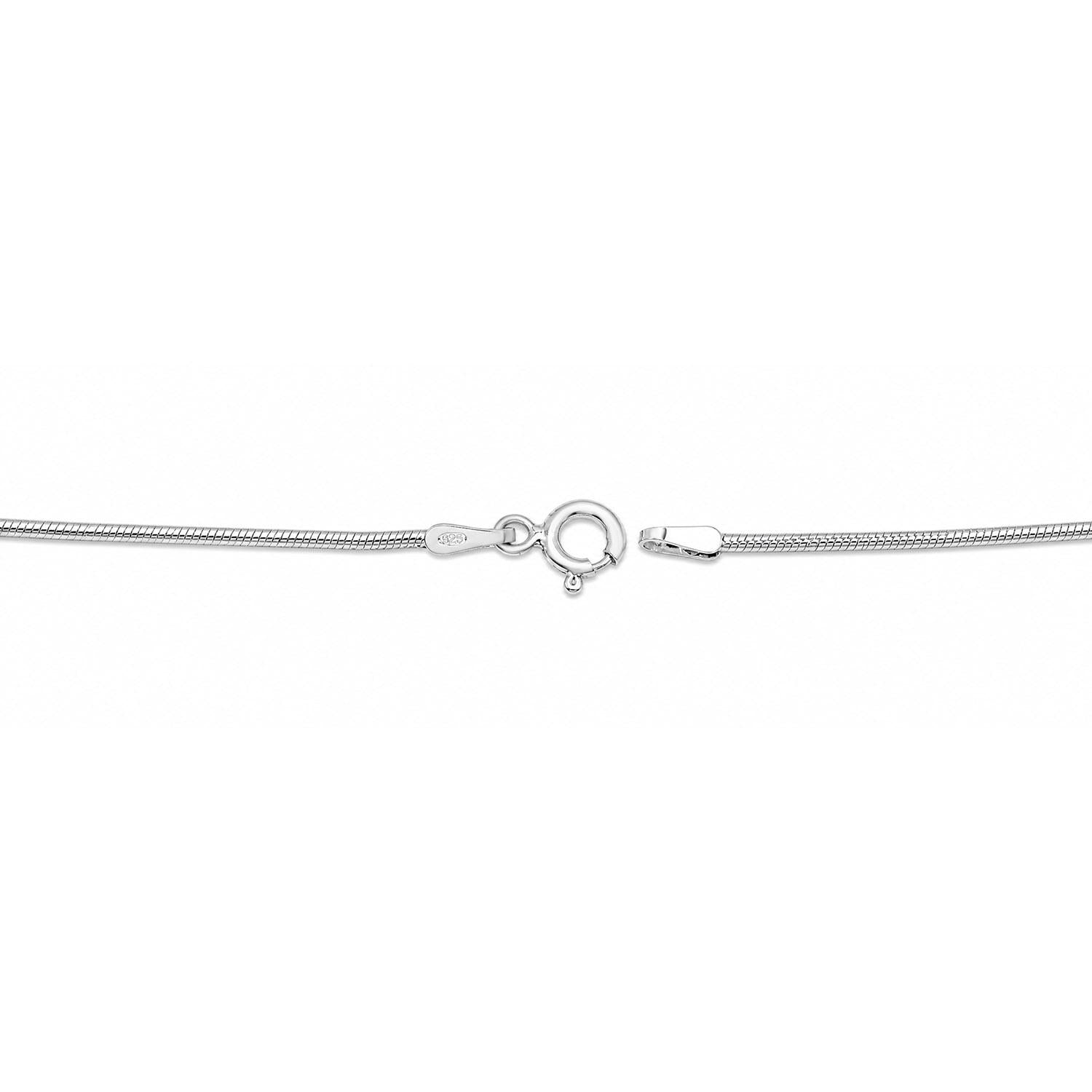 925 Sterling Silver Italian Starlight Necklace 16 Inches For Women