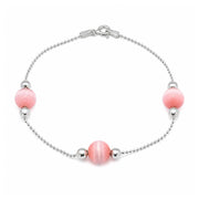 925 Sterling Silver Sunset Blush Bracelet