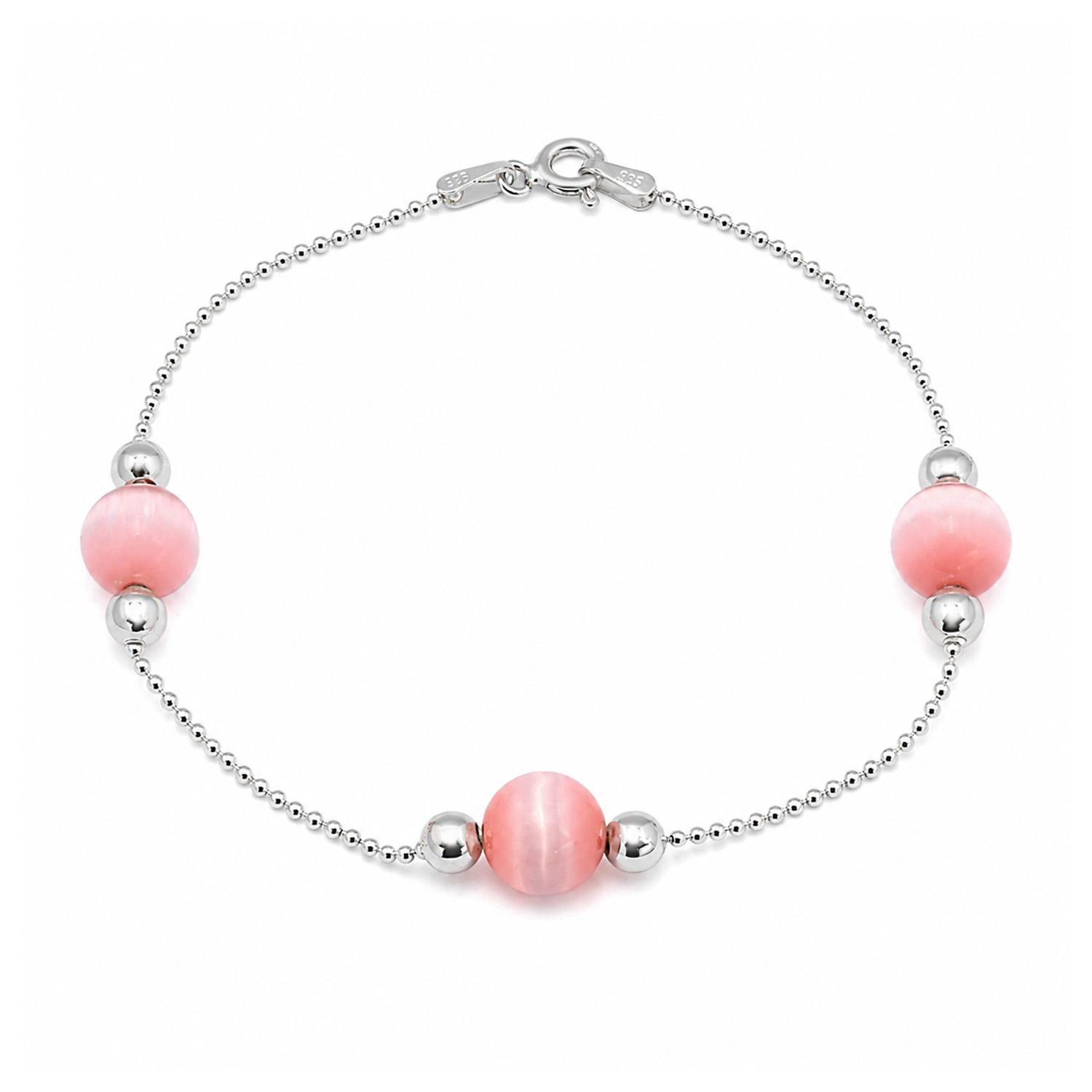 925 Sterling Silver Sunset Blush Bracelet