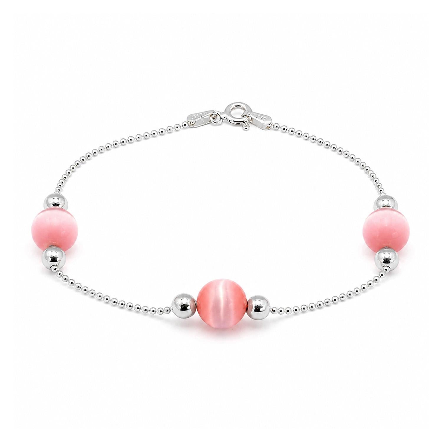 925 Sterling Silver Sunset Blush Bracelet