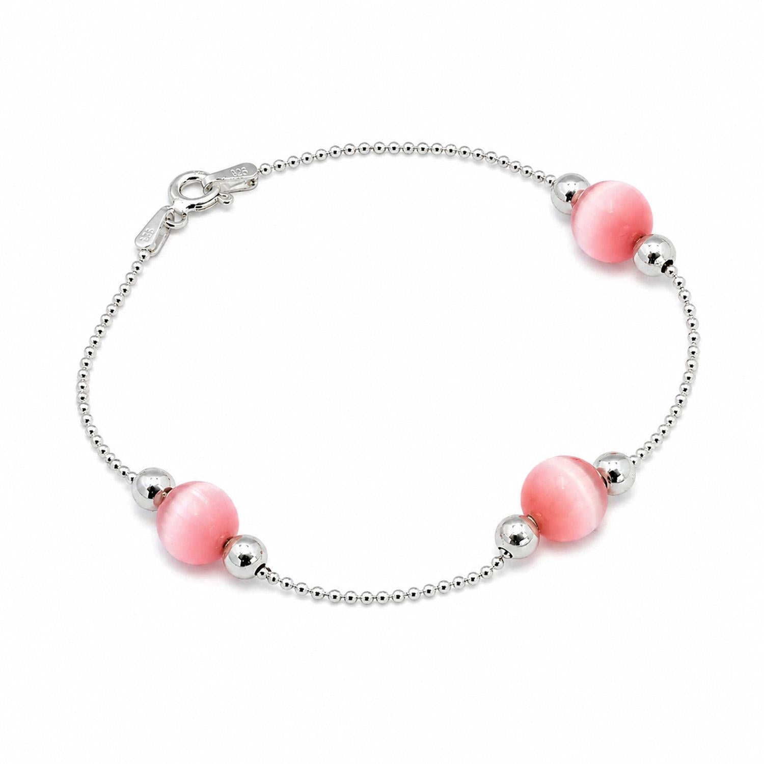 925 Sterling Silver Sunset Blush Bracelet