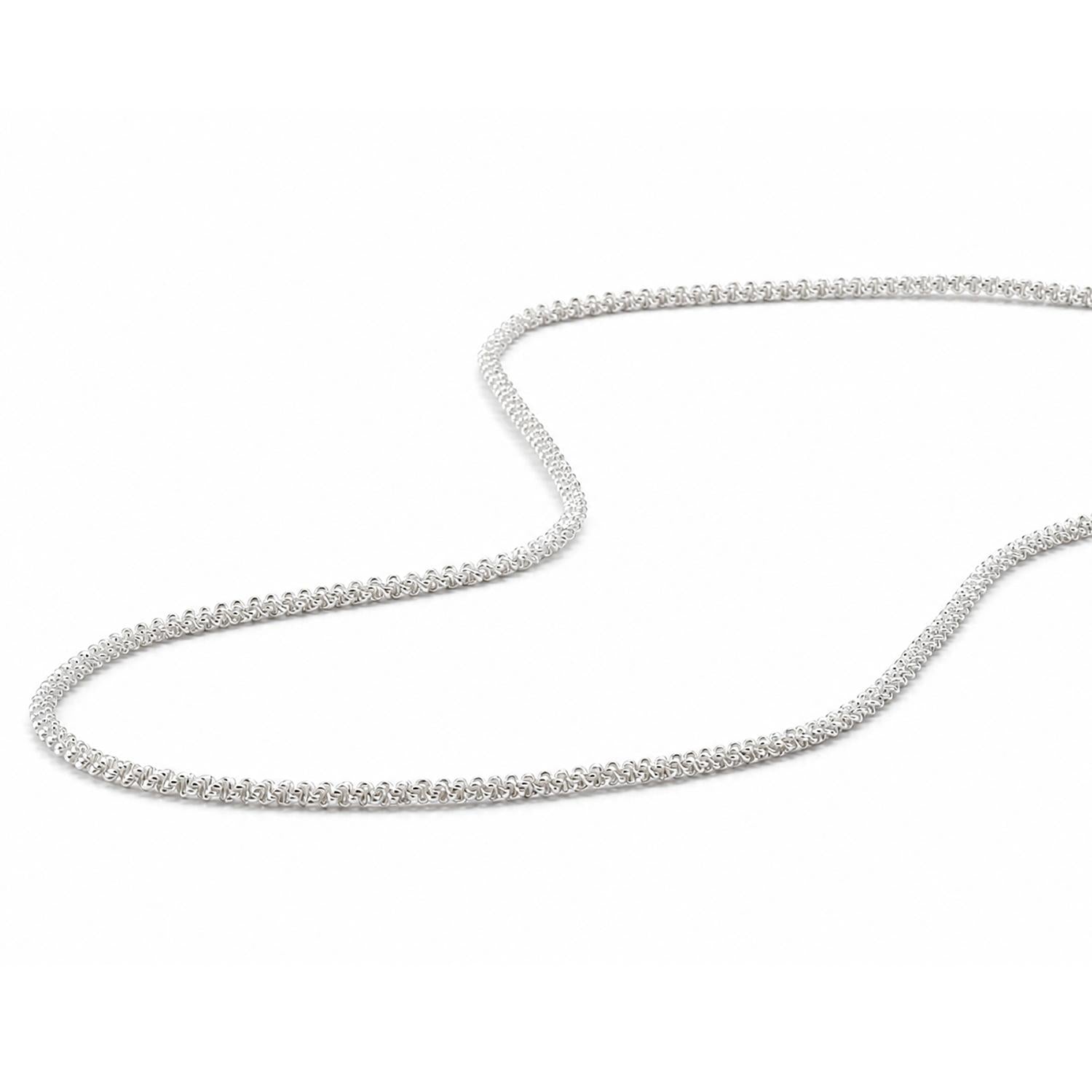 925 Sterling Silver Bare Chain Necklace 20 – 24 Inches for Women