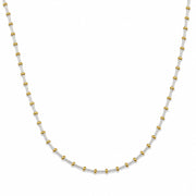 925 Sterling Silver 18K Gold Plated Gilded Necklace