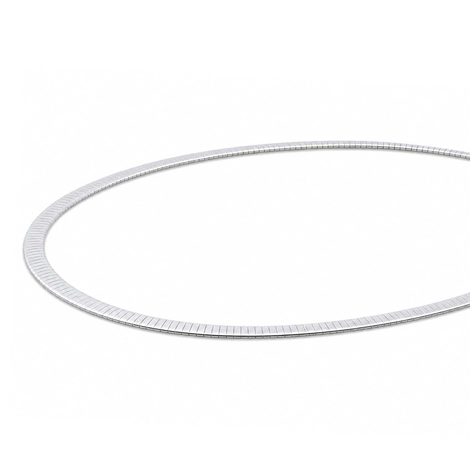 925 Sterling Silver 18K Gold Plated Duo Sleek Necklace For Women
