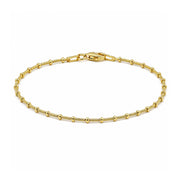 925 Sterling Silver 18K Gold Plated Gilded Bracelet For Women