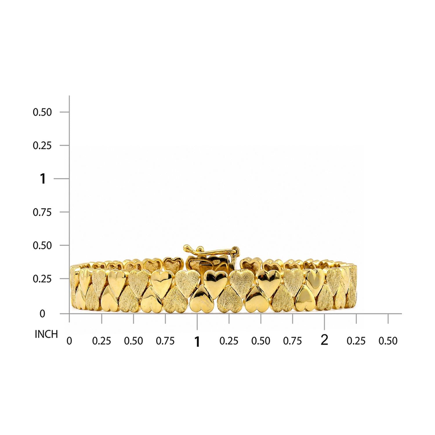 925 Sterling Silver 18K Gold Plated Double Eternal Bracelet For Women