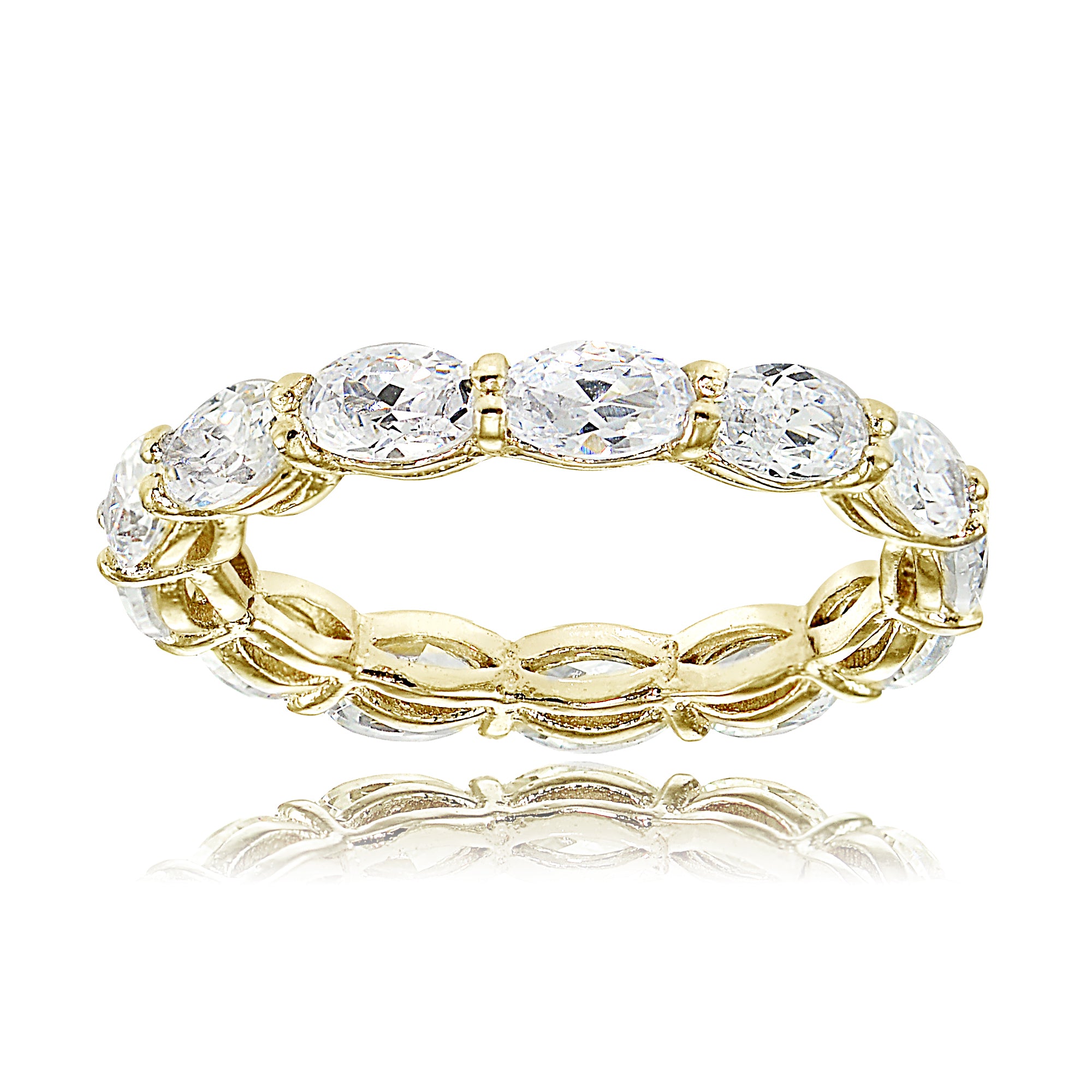 Halo Infinity Ring 18K Gold Plated