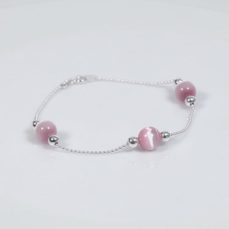 925 Sterling Silver Sunset Blush Bracelet