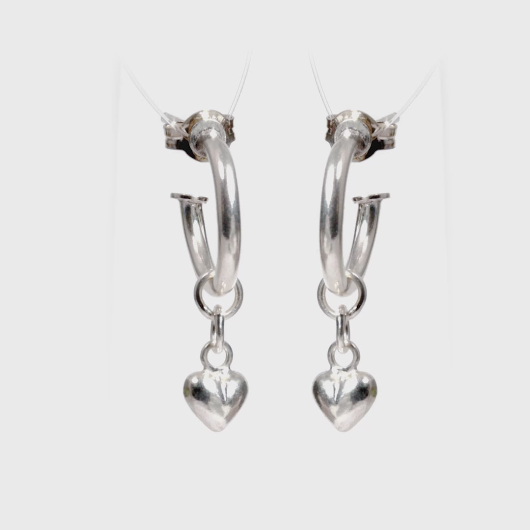 Load video: Eternal Heart Earrings