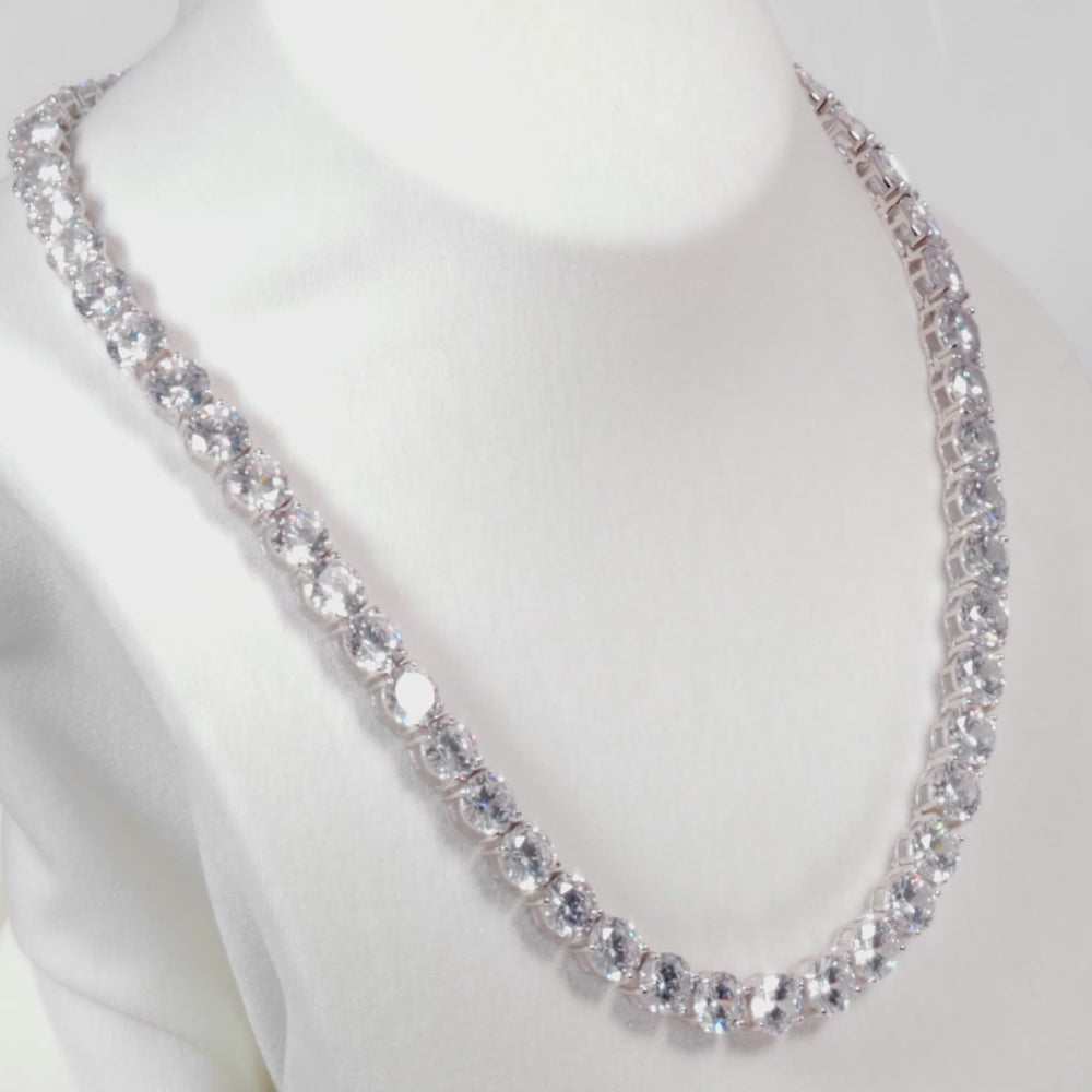 Load video: Lux Tennis Necklace
